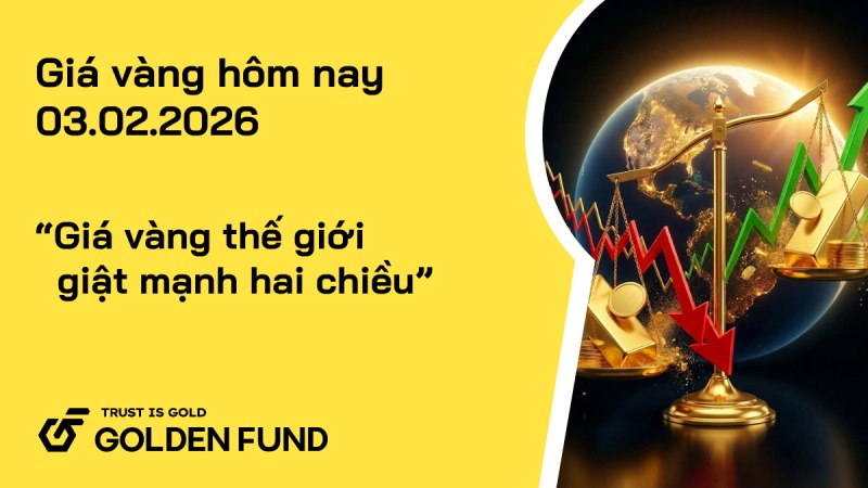 Giá vàng thế giới giật mạnh hai chiều, giá vàng trong nước tiếp tục giảm sâu