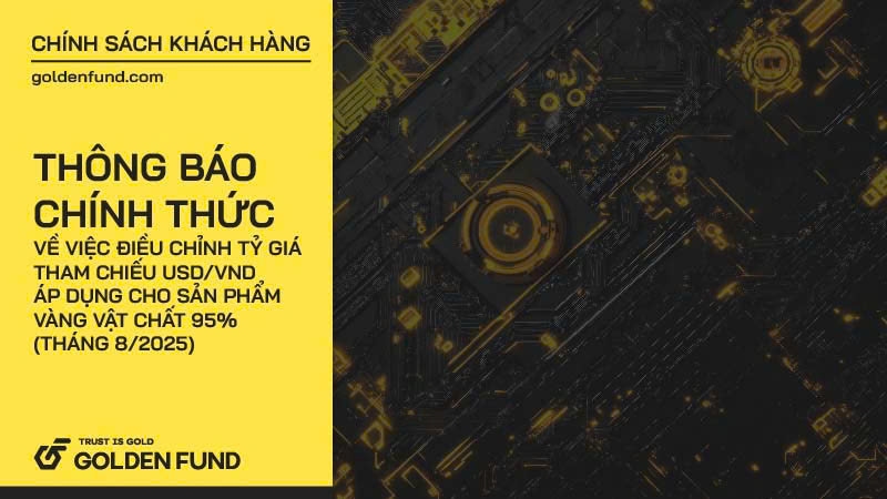 THÔNG BÁO CHÍNH THỨC ĐIỀU CHỈNH TỶ GIÁ THAM CHIẾU USD/VND