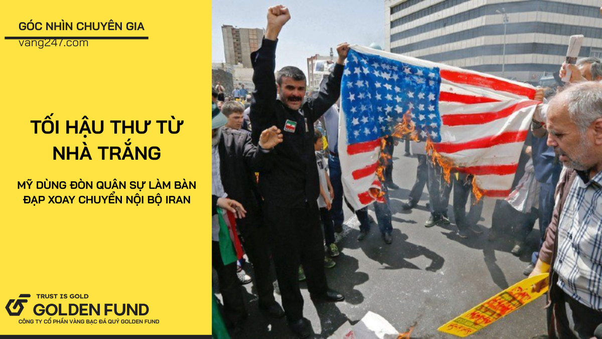 Tối hậu thư từ Nhà Trắng: Mỹ dùng đòn quân sự làm bàn đạp xoay chuyển nội bộ Iran