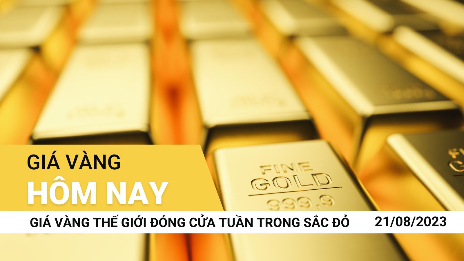 VIDEO BẢN TIN GIÁ VÀNG HÔM NAY 21/08