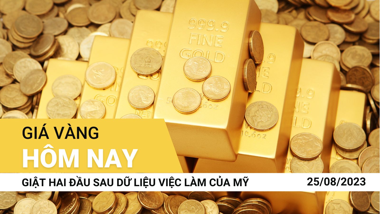 VIDEO BẢN TIN GIÁ VÀNG HÔM NAY 25/08